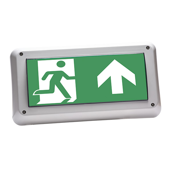 Spectrum Endure 3W IP65 Anti-Ligature Exit Sign - IK10